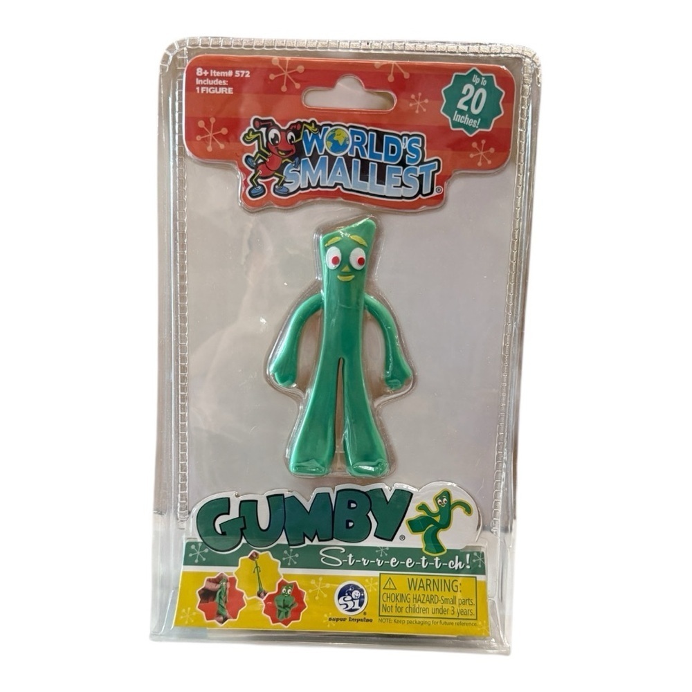 World’s Smallest Gumby Stretch Figure – New in Package